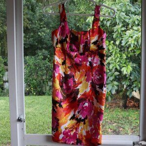 Ronni Nicole Abstract floral Dress – Size 6